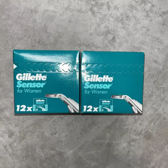 120 Total - SENSOR GILLETTE PARA MUJER HOJA DE AFEITAR RELLENO 24 x 5 POR CAJA
