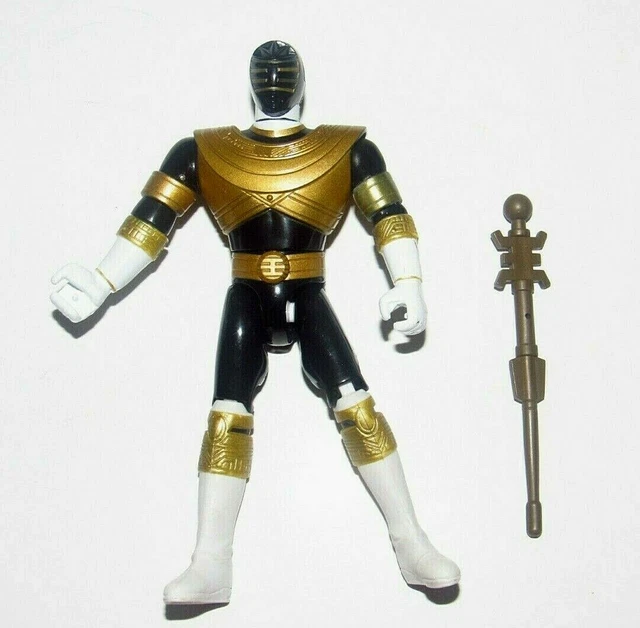 COMPELTE POWER RANGERS Zeo Gold Black Ranger Bandai Action Figure