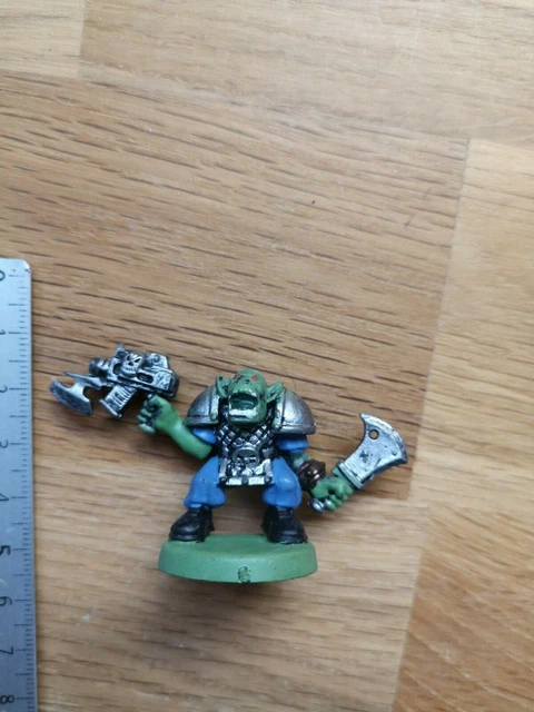 Miniature Space Ork Peinte Pour Warhammer 40,000 (40K) - Référence P197 - Occasion