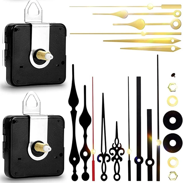 6 Pièces Mécanisme Horloge Quartz Kit Mécanisme d'Horloge Murale