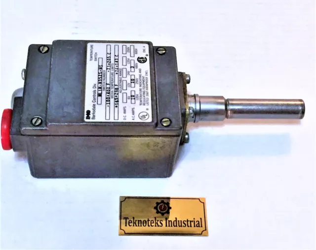 BARKSDALE ML1H-H352S-WS TEMPERATURE SWITCH -100F to +400 F / 125V to 480V  RANGE