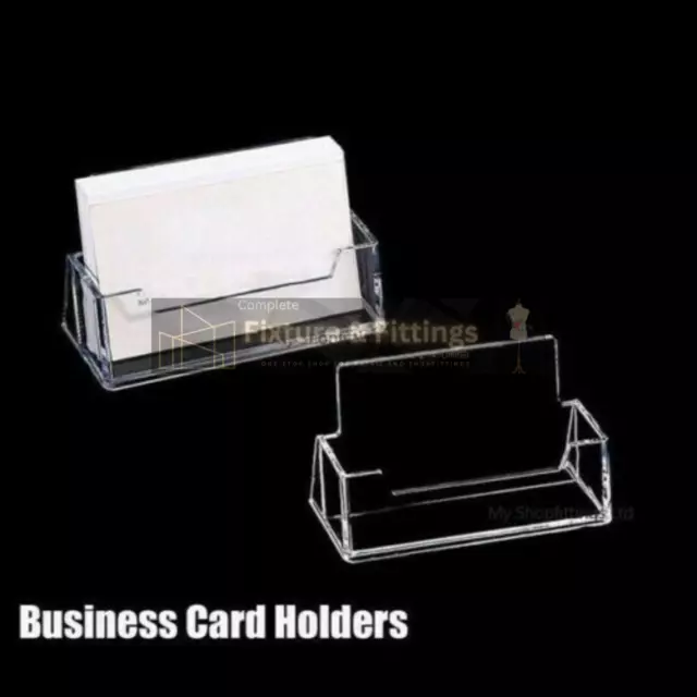 New Acrylic Landscape Business Card Holders Desktop Dispensers Display Stands