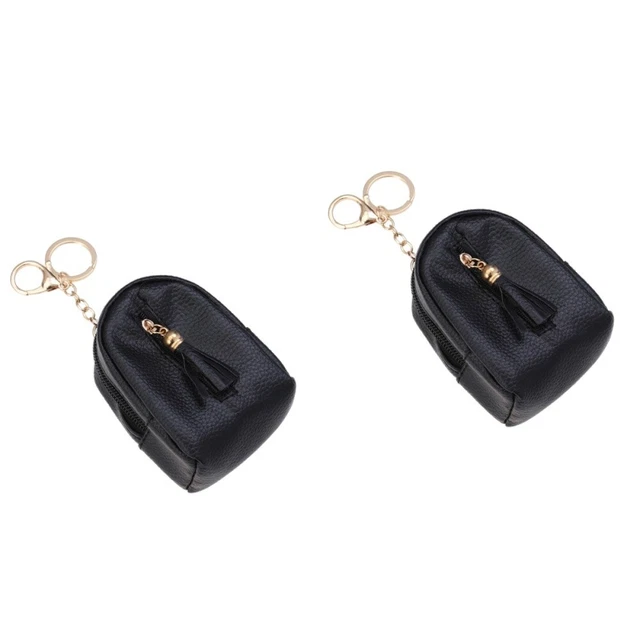 avec porte-clés with Key Chain wallet purse 2 pièces Délicat Tassel