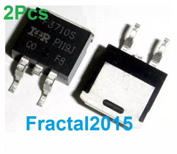 2x IRF3710S Transistor N-MOSFET IRF3710STRLPBF IRF3710STR IRF3710S - LSGDZ