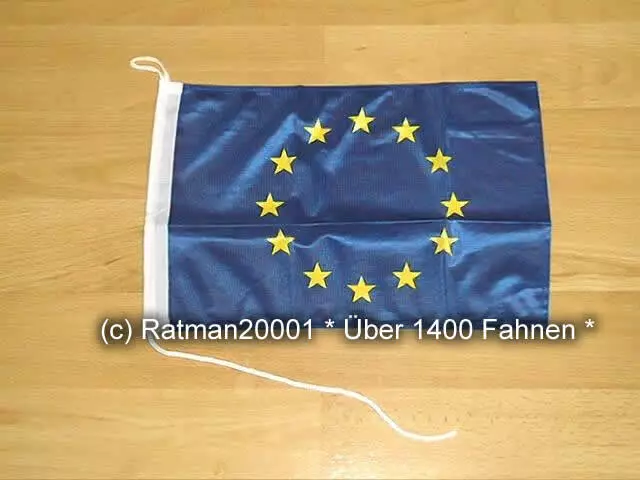 Fahne Flagge Europa Bootsfahne Tischwimpel - 30 x 45 cm