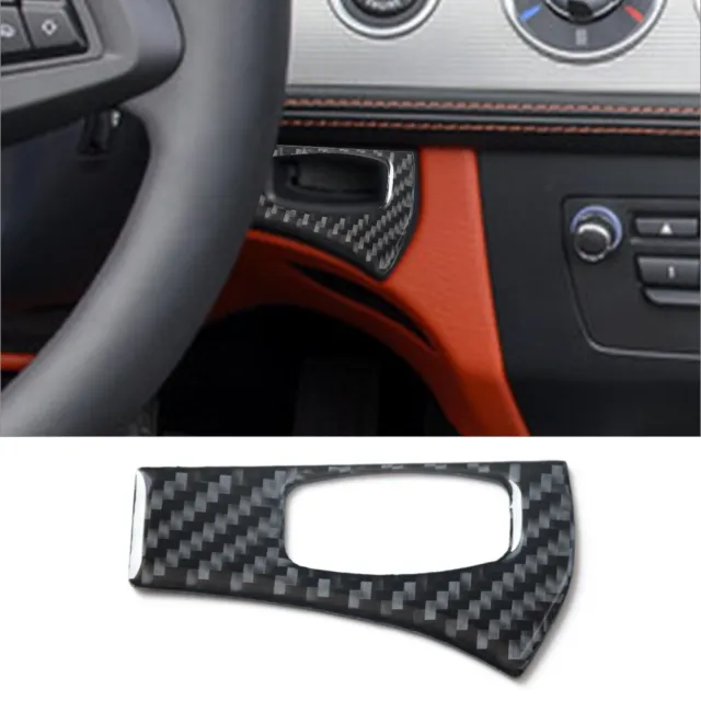 For BMW Z4 E89 2009-2016 Carbon Fiber Interior Ignition Switch Cover Trim