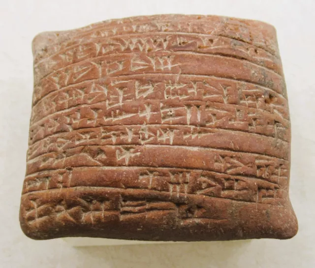 A235 Ancient Near Eastern Clay Tablet With Early Form Of Writing Ca 3000Bce