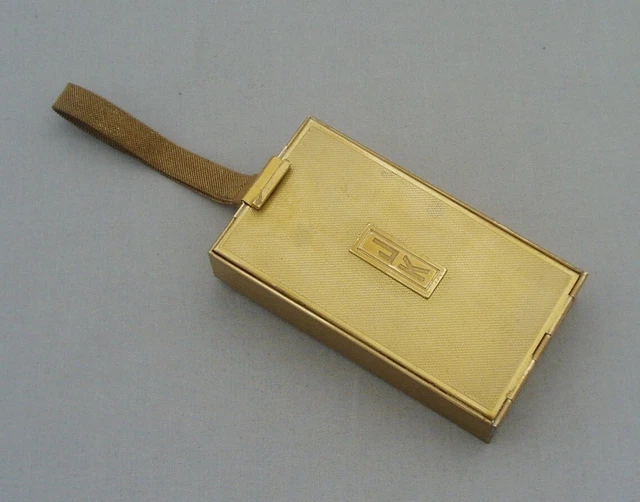 VINTAGE ART DECO PARKLANE LSM POWDER COMPACT CARRY ALL CASE MINAUDIERE 1930s