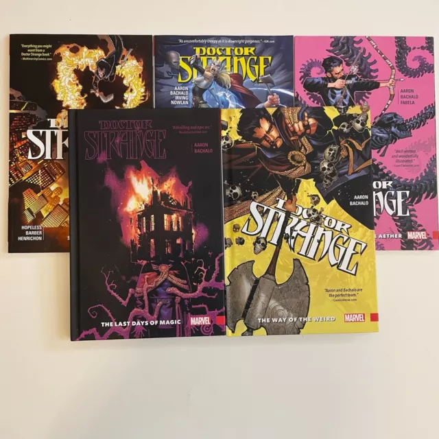 Doctor Strange Vol. 1,2,3,4,5 by Jason Aaron (Marvel Comics) - HC & TPB