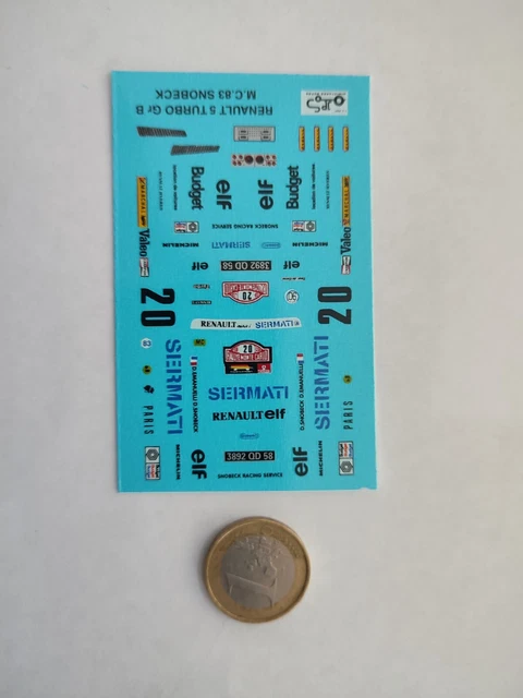 Décalcomanies 1/43 Renault Service Sur Frégate - Occasion Pour Modélisme Auto