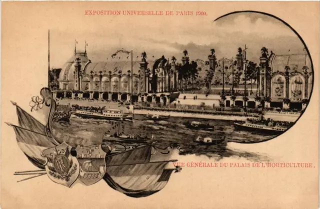 CPA AK PARIS EXPO 1900 General View of the Palais de l'Horticulture (700064)