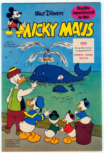 MICKY MAUS 1965 Heft 21 in ungewöhnlich schöner Erhaltung
