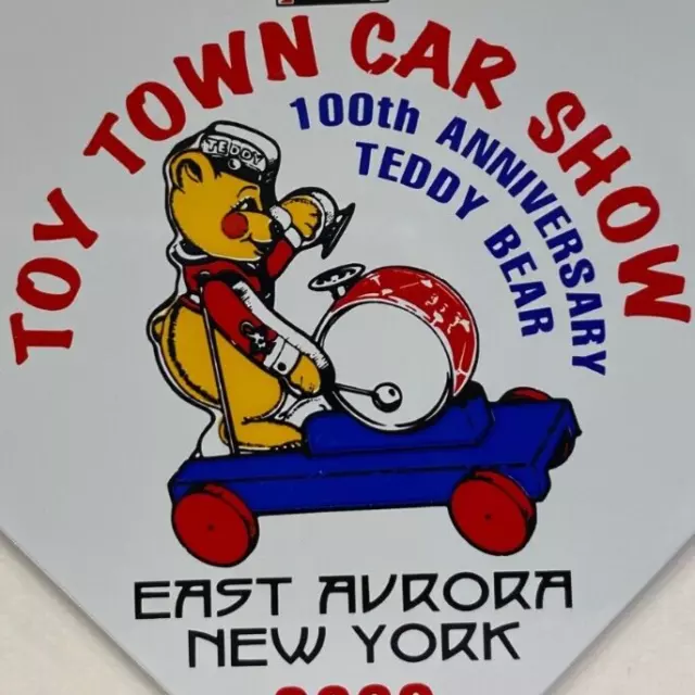 2002 TOY TOWN Toyfest Antique Car Show Meet East Aurora New York Plaque
