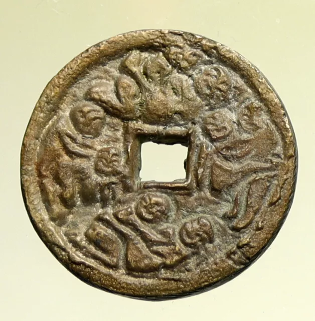 6-900AD CHINESE Song Dynasty MAN & WOMAN EMBRACE Cash Token Coin of CHINA i95278