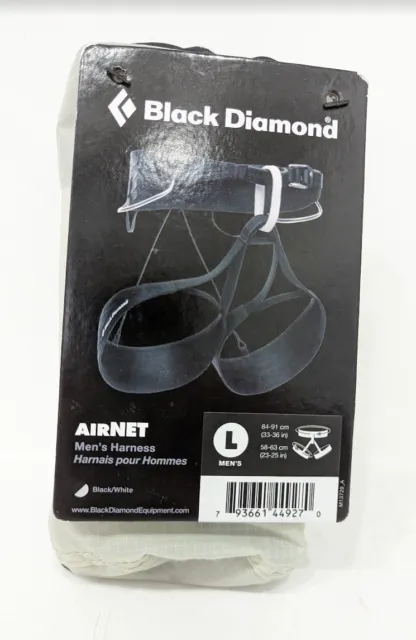 Black Diamond Airnet Men's Rock Climbing Harness - Large