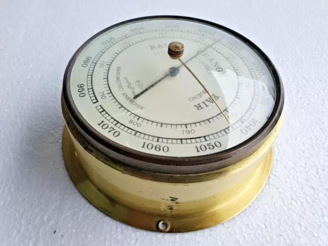 Cyco Vintage Marine Barometer, Messing