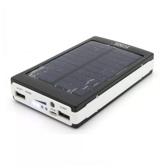 Cargador Bateria Solar 13000 mAh PowerBank Impermeable para telefonos movil