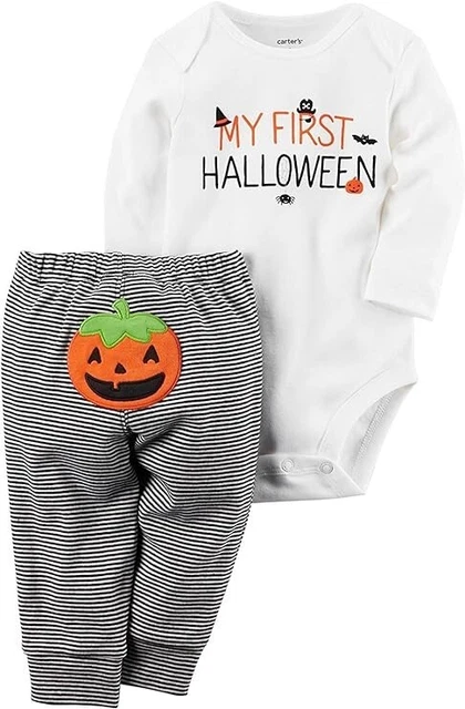 Carters Infant Baby 2-Piece My First Halloween Bodysuit & Pants Set 3 Months