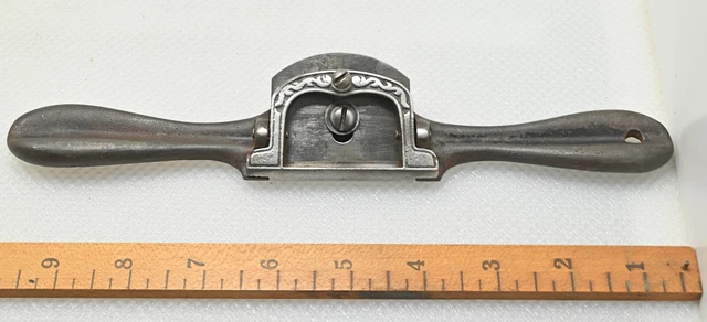 ✨Vintage 9-1/2" E. C. Stearns Cast Iron Spokeshave (INV P125)
