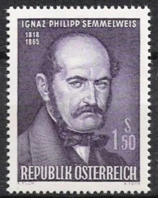 Österreich Nr.1192 ** I. P. Semmelweis 1965, postfrisch