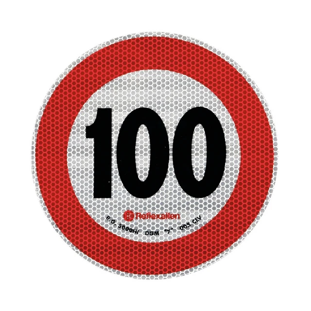 Lampa Contrassegno limite velocità - 100 Km/h