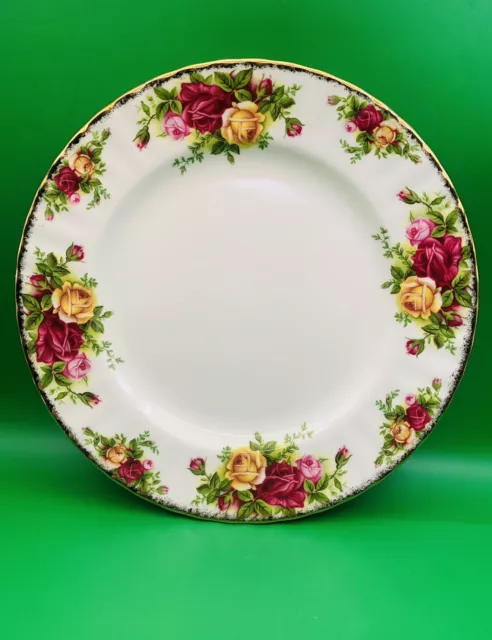 Vtg Royal Albert Old Country Roses Dessert Salad Luncheon Plate 8”