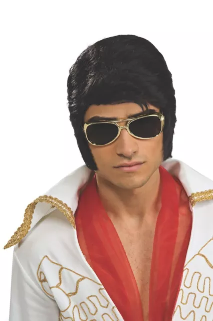 Deluxe Elvis Now Costume Wig with Sideburns 51790