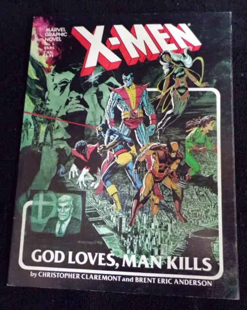 X-Men God Loves Man Kills Marvel Graphic Novel #5 Chris Claremont Wolverine