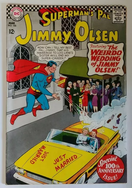 Superman’s Pal, Jimmy Olsen #100 (Dc 1967) Silver Age! Est ~Good+ (2.5) Grade!!!