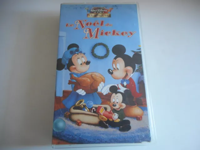 K7 Vhs Cassette Video - Le Noel De Mickey / Walt Disney Mini Classiques