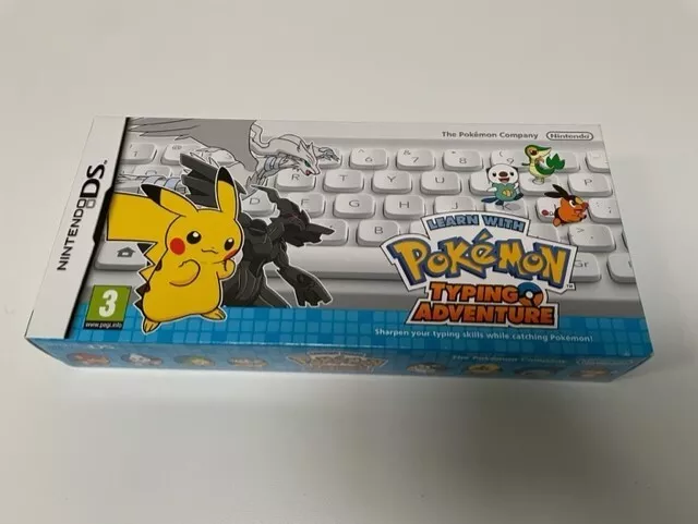 Pokemon Typing Adventure Nintendo DS Brand New and Sealed