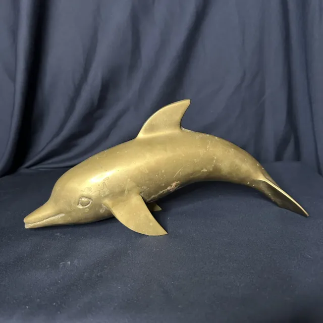 Vintage brass dolphin Figurine