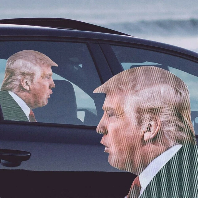 Window Decals Trump Biden Stikcer Left Right Car Sticker Passenger Window Side