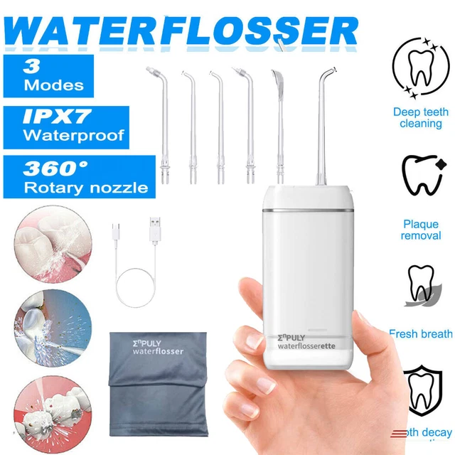 Munddusche Zahnpflege Elektrisch Oral Irrigator 3 Druckstufen und 3 Düsen Neu