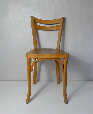BAUMANN authentique 3  tabouret bistrot chaise Vintage Signé Baumann,no thonet. 
