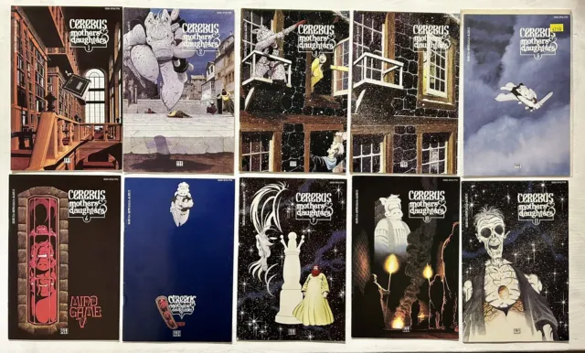 Comic Lot 50 Cerebus Mothers & Daughters 151-200 1-50 Half in Bags Vintage books