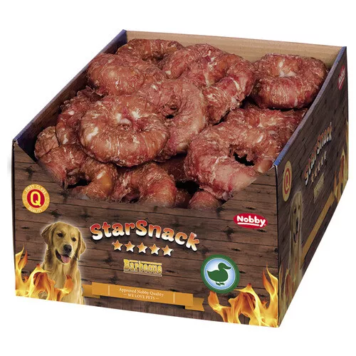 Nobby Starsnack Barbacoa Duck Dona / Paquete Ahorro, Snack para Perro, Diversos