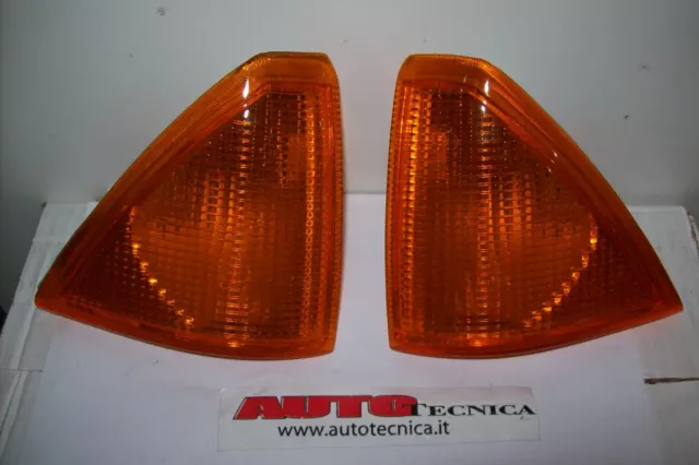 Coppia Frecce Anteriori Alfa Romeo 75 Indicatori Direzione Arancione Freccia