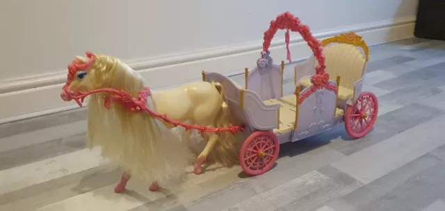 Princess barbie expandable carriage sales