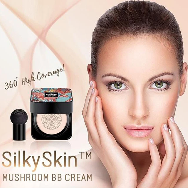 Base correctora de crema impermeable Air Cushion B.B + esponja de hongos