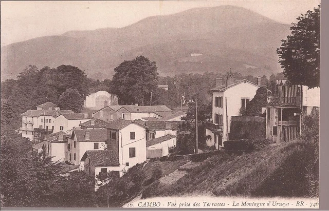 Cpa 64 Cambo. Vue Prise Des Terrasses. La Montagne... .Br N°746 .Non Ecrite  Tbe