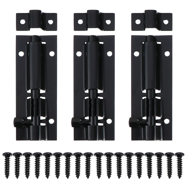 3 Set Barre In Acciaio Antiruggine Viti In Acciaio Inox Black