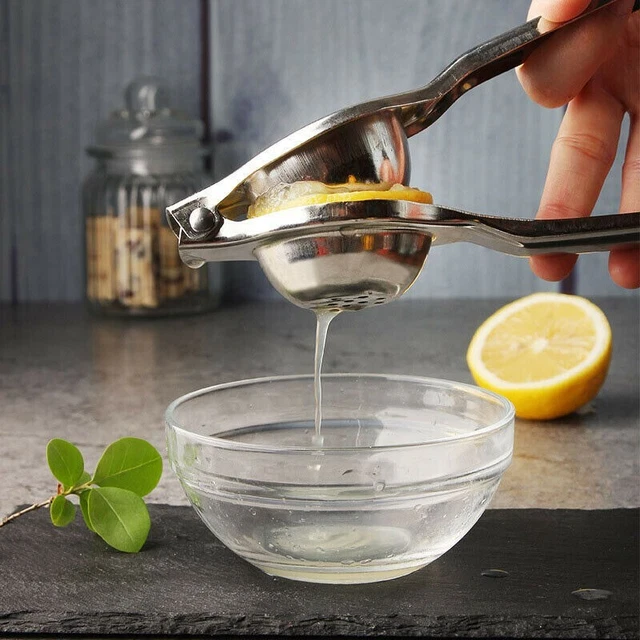Exprimidor de limón Cocina Herramienta para el hogar Bebidas Fruta Utensilios de cocina Acero inoxidable Cal