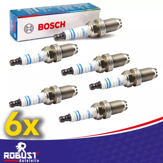 6X Bosch Zündkerze 0242229654 Für Opel Astra Vectra Audi A4 A6 Vw Passat