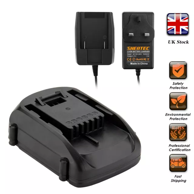 3Ah 18V Li-ion Battery/Charger For Worx WA3512.1 WA3525 WA3520 WG251 WG540 WG151