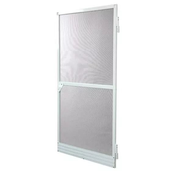 Moustiquaire porte battante L100 cm x H220 cm - Aluminium blanc 2