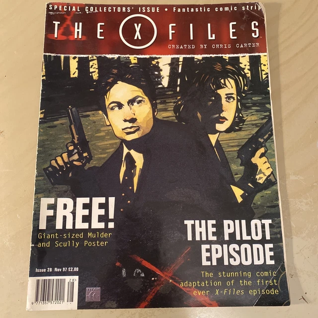 THE X-FILES MAGAZINE - Vol 1 - No 28 - Date 11/1997 - A4 Manga Comic with poster