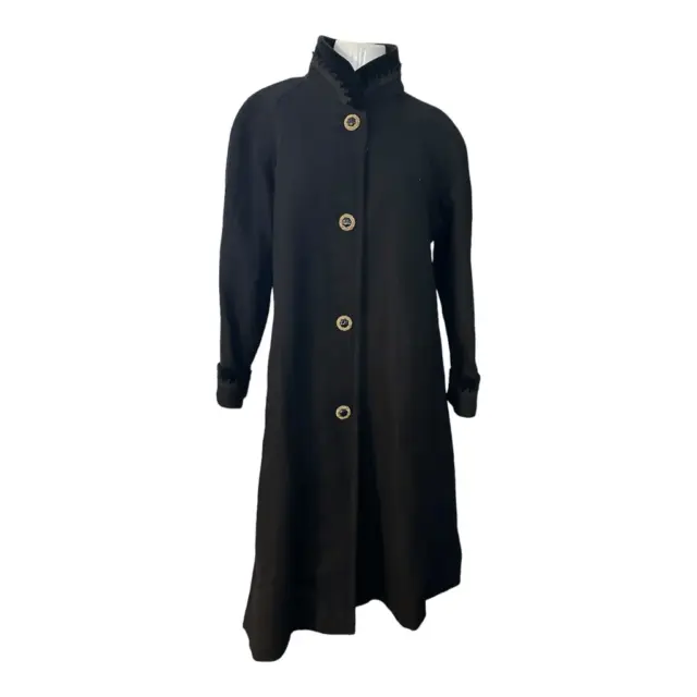 Vintage Jofeld Black Swing Coat