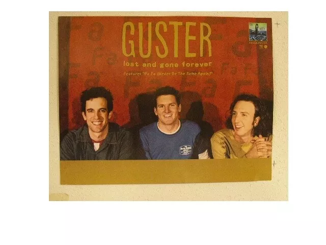 Guster 2 Sided Poster Promo Lost and Gone Forever