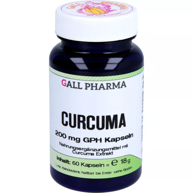 GALL PHARMA Curcuma 200 mg GPH Kapseln, 60 St. Kapseln 3175711